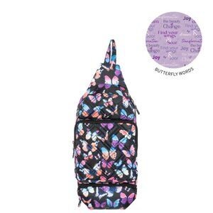 Lug Hovercraft Sling Bag Watercolor Butterflies